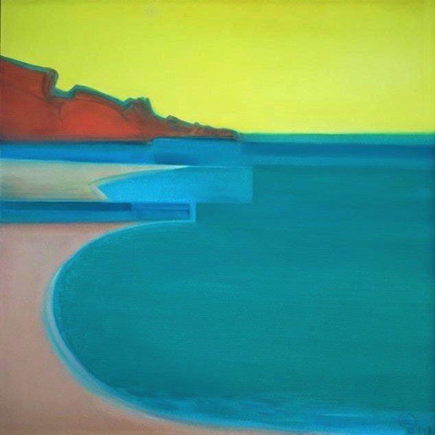 toile artiste peintre abstraite figurative paysage maritime