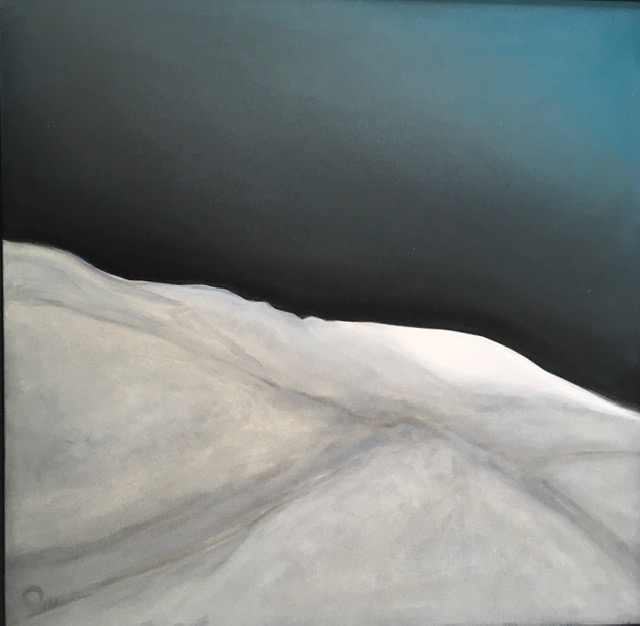 toile artiste décoration montagne inspiration abstrait